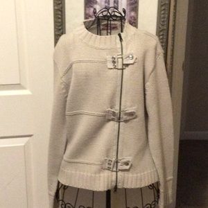 Brown Zippered Sweater